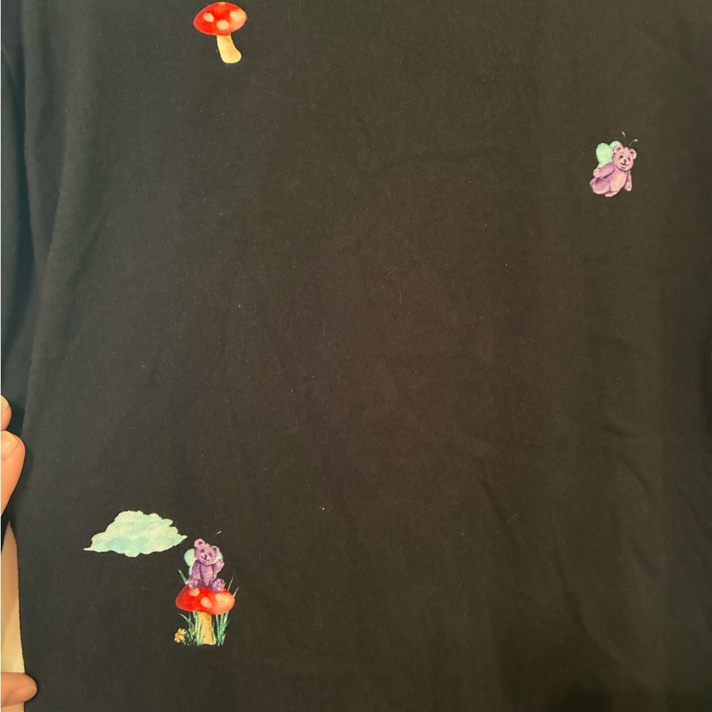 RARE Teddy Fresh x Dr. Albert Frankenstein Flames & Dragon Long Sleeve Polo L - Picture 8 of 12